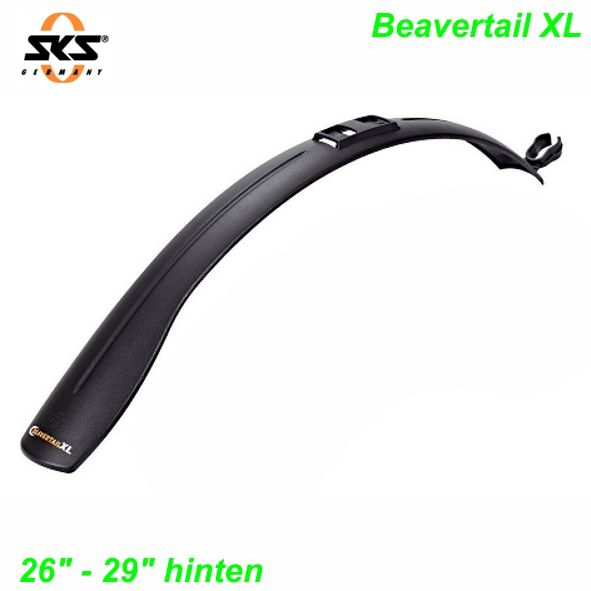 SKS Schutzblech Beavertail XL hinten 26 -28 x 60 mm schwarz