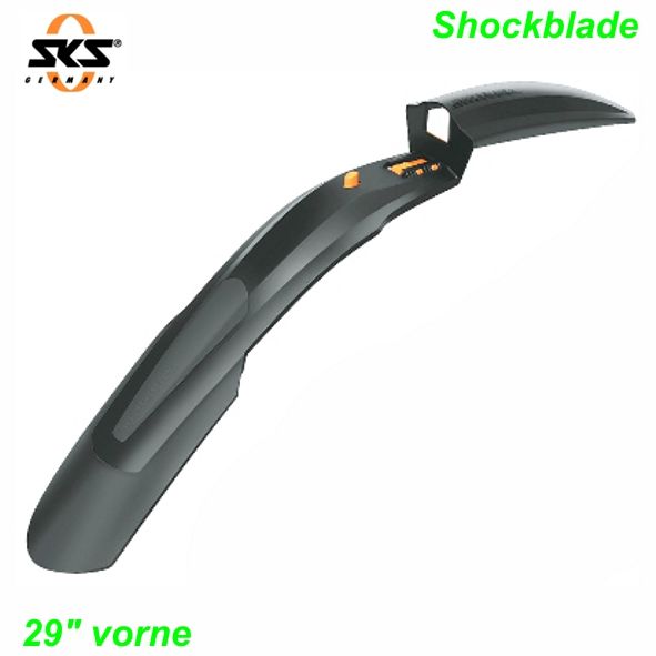 SKS Schutzblech Shock-Blade Dark 29 vorne schwarz