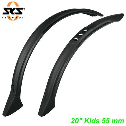 SKS Schutzblechset Velo 55 Kids 20 x 55 mm schwarz