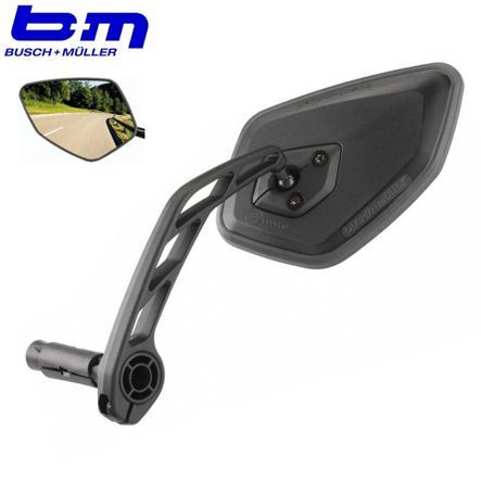 BM E-Bike Lenkerrückspiegel eckig 80mm Klemmung 22.2/14.5 913/612VLGAE he5
