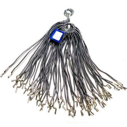 Kleiderschutz-Netz dopp. gekla. gekreuzt schwarz