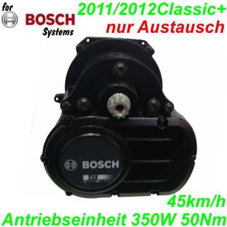 Bosch Antriebseinheit Speed 350W 50Nm 45 km/h Classic 2011 2012 Austausch schwarz