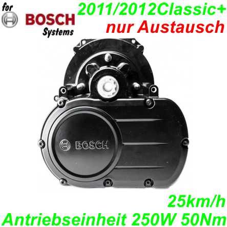 Bosch Antriebseinheit Cruise 250W 50NM 25 km/h Classic 2011 2012 Austausch schwarz