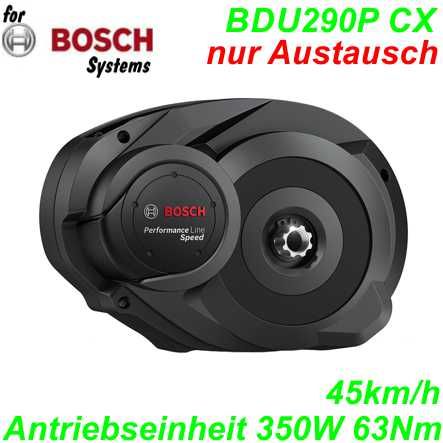 Bosch Antriebseinheit BDU290P 350W 63Nm 45 km/h Performance Speed