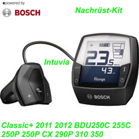 Bosch Nachrüstkit Intuvia BUI255 Antrazit 1500 mm Classic Active Performance m/Halter u/Kabel