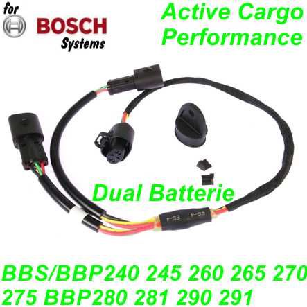 Bosch Dual Akkukabelsatz 515 430 mm BBS BBR240 245 260 265 270 275 BBP280 281 290 291