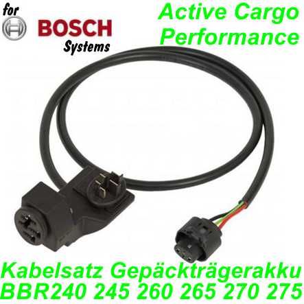 Bosch Kabelsatz Gepäckträgerakku 1100mm Active/Performance BBR240 245 260 265 270 275