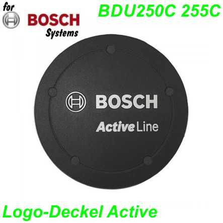 Bosch Logo-Deckel Active schwarz rund Ø 70 mm BDU250C 255C