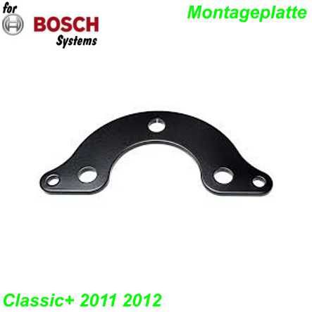 Bosch Montageplatte Classic 2011 2012 für Montage Antriebseinheit