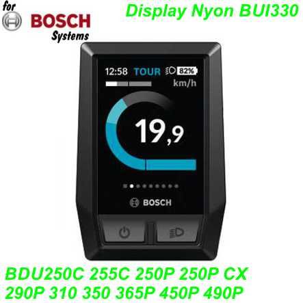 Bosch Display Kiox BUI330 o/Halter BDU250C 255C 250P 290P 310 350 365P 450P 490P