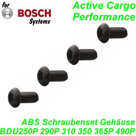 Bosch ABS Schraubenset 4Stk. M4x7.5mm BDU250P 290P 310 350 365P 490P