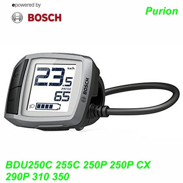 Bosch Display Purion BUI215 schwarz 1300 mm Active Performance m/Halter u/Kabel