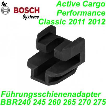 Bosch Führungsschienenadapter für 4mm Rohr Gepäckträgerakku