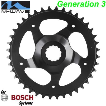 M-Wave Kettenblatt 38 Z Direct Mount Bosch Gen.3 schwarz