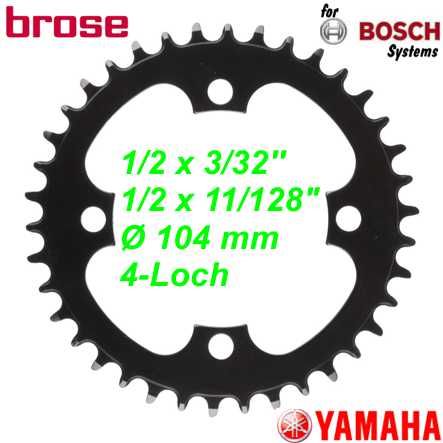 Kettenblatt 32 Zähne Bosch/Brose/Yamaha/Bafang