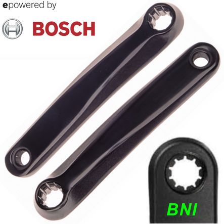 Bosch Kurbel 165 mm BNI-Standard schwarz alu BDU3xx
