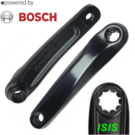 Bosch Kurbel 165 mm Isis-Standard schwarz alu Classic/BDU2xx/BDU4xx
