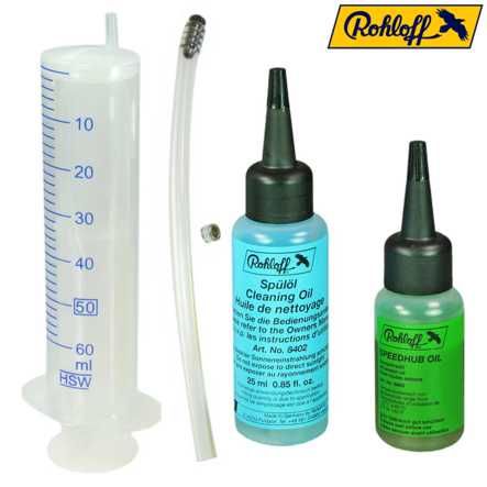 Ölwechselset komplett Ganzjahresöl Spülöl Ölwechselschlauch Spritze und Ölablassschraube