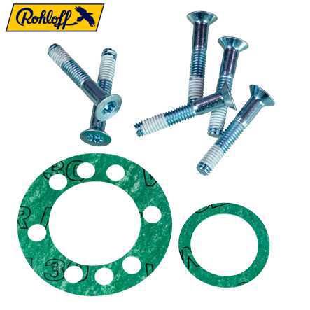 Papierdichtungen Set Für Achsring mit Achsplattenschrauben (135-142-148mm Einbaubreite)