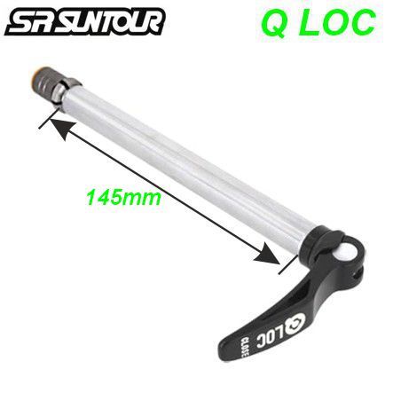 SR Suntour Q-LOC Steckachse 15 x 110 (145) schwarz/silber Stahl - 15QLC32