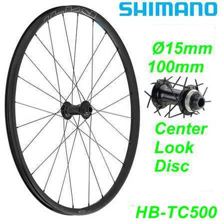 Vorderrad HBTC50015B schwarz 28/29 Ø15/100mm Steckachse Center-Lock 32-L Felge/Speichen/Nabe