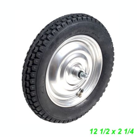 Anhänger Scheibenrad 12 1/2 x 2 1/4  Ø12/95 mm mit Bereifung