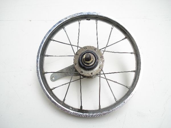 Hinterrad chrom Rücktritt 12 1/2 x 2 1/4 Steck Kettenritze