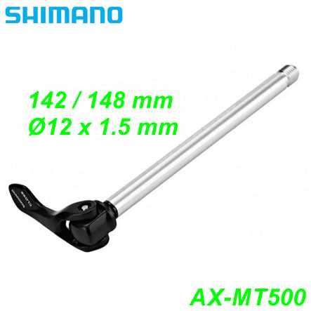 Steckachse Ø12 x 1.5 x 142 mm Shimano AX-MT500E-Thru