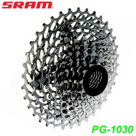 SRAM Kassette PG-1030 10-fach 11-36 Zähne HG-Body silber