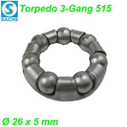 Kugelhalter Ø 26 x 5 mm S 2048 Sachs Torpedo 3-Gang Restbestand