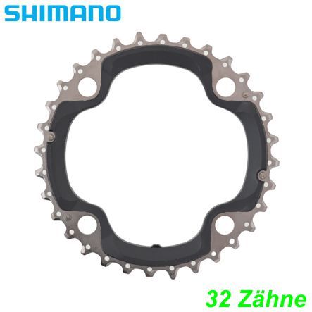 Shimano Kettenblatt 3x9-G. FC-M770 32Z. Ø AA 104 XT silber-schwarz Y1J198020