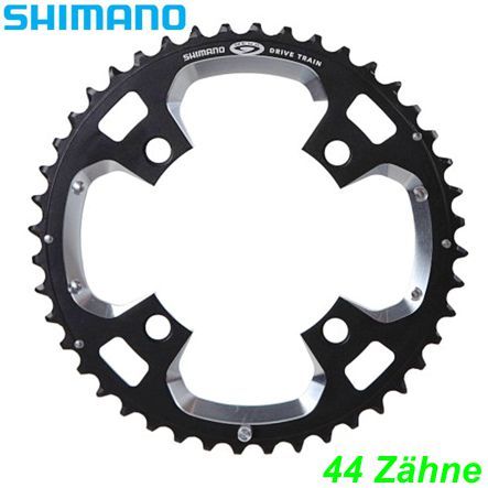 Shimano Kettenblatt 3x9-G. FC-M770 44 Z. Ø AA 104 XT silber-schwarz Y1J198010