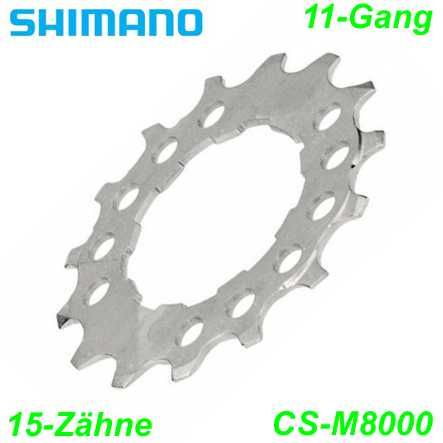 Shimano Kassettenritzel 11-G.  CS-M8000 15 Zähne Y1RK15000