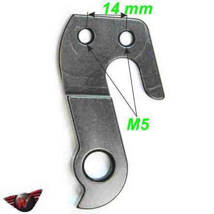 Ausfallende Schaltauge CNC alu 6061 Typ Gary Fisher