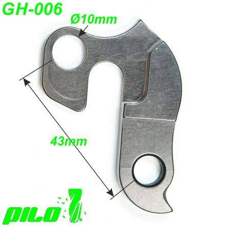 Ausfallende Schaltauge GH-006 CNC Pilo Intec Jamis Quantec Schwinn Scott