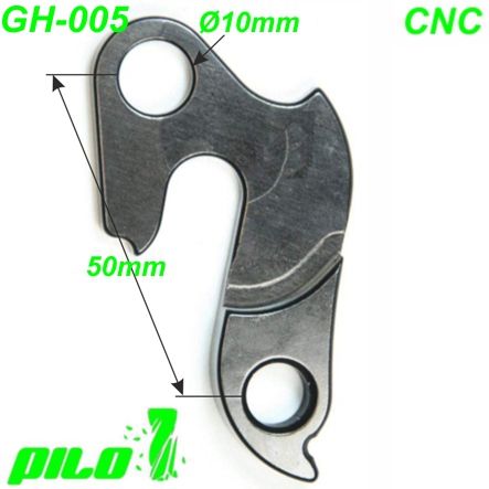 Ausfallende Schaltauge GH-005 CNC Pilo Bergamont Canyon Cube Haibike Kalkhoff Raleigh