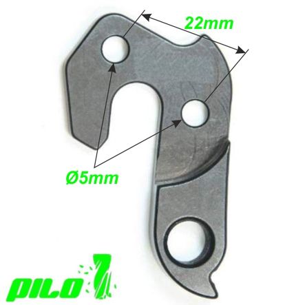 Ausfallende Schaltauge CNC Pilo Cube KHS