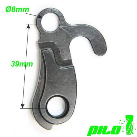 Ausfallende Schaltauge CNC Pilo D Klein