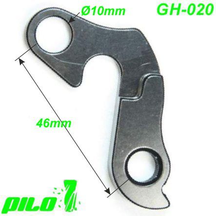 Ausfallende Schaltauge GH-020 CNC Pilo KHS Marin Salsa Schwinn