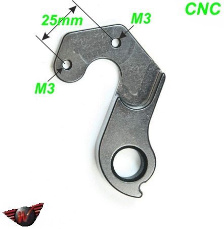 Ausfallende Schaltauge GH-226 CNC Pilo  BMC