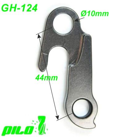 Ausfallende Schaltauge GH-124 CNC Pilo Commencal Focus GT Kalkhoff Schwinn Univega