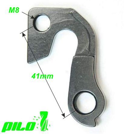 Ausfallende Schaltauge GH-146 CNC Pilo D Airborne GT Bicycles Kestrel Kettler KHS Kinesis