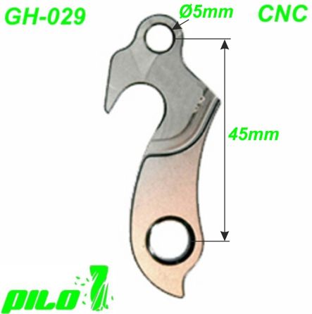 Ausfallende Schaltauge GH-029 CNC Pilo D109 Bergamont 4ever