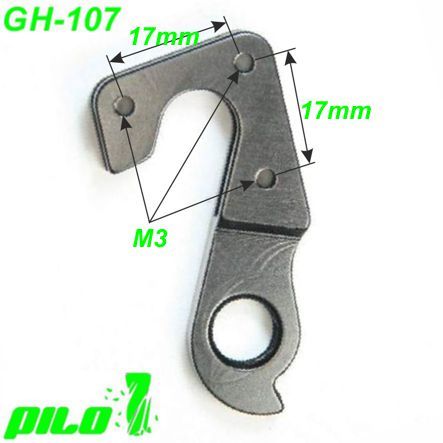 Ausfallende Schaltauge GH-107 CNC Pilo Ghost KTM Stevens