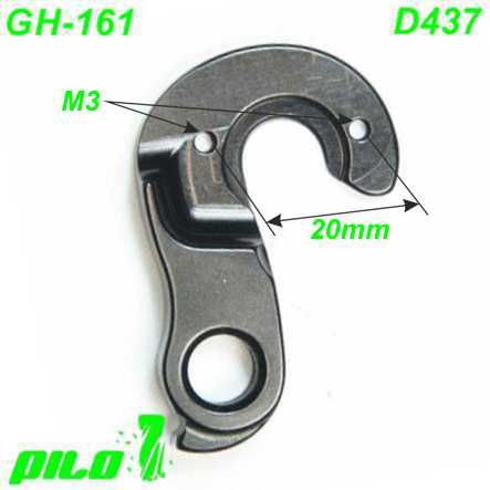 Ausfallende Schaltauge GH-161 CNC Pilo D437 Trek