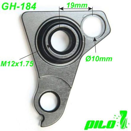 Ausfallende Schaltauge GH-184 CNC Pilo Giant