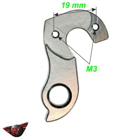 Ausfallende Schaltauge CNC Wheels Stevens schwarz