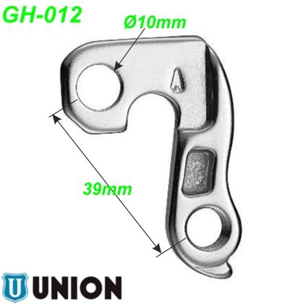 Ausfallende Schaltauge GH-012 geschm. Typ Cube/Wheeler/Haibike/etc.