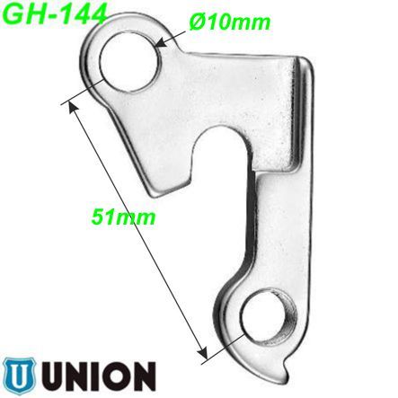 Ausfallende Schaltauge GH-144 Union Marwi GT Bicycles