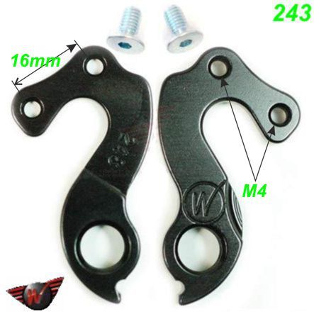 Ausfallende Schaltauge CNC Wheels 243 GT Bicycles